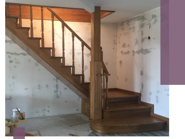 Ремонт деревянных лестниц в Пушкине: быстро и качественно