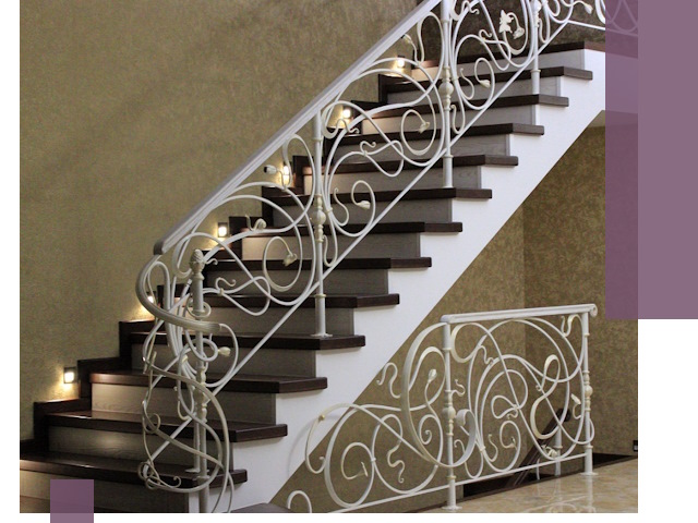 Кованые лестницы под ключ в Пушкине — изготовление и монтаж