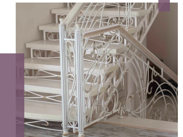 Изготовление кованых лестниц на заказ в Пушкине от 88171 руб. | ПРОЛЁТ-Пшк