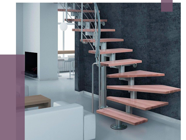 Модульные лестницы в Пушкине от 17115 руб. — купить в ПРОЛЁТ-Пшк