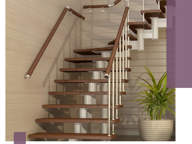 Изготовление модульных лестниц под ключ в Пушкине