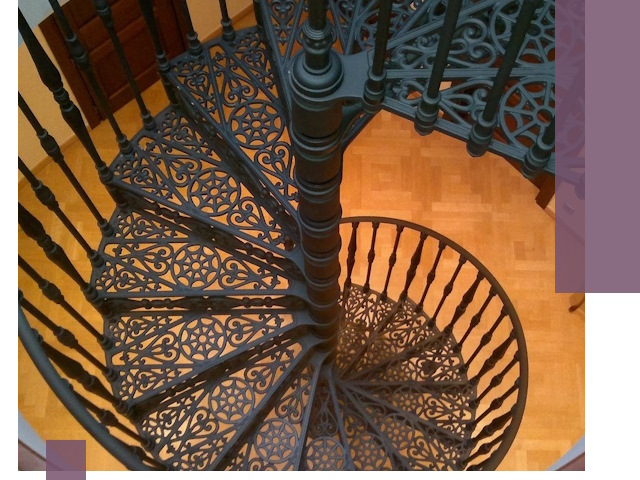 Винтовые лестницы под ключ в Пушкине: производство и монтаж