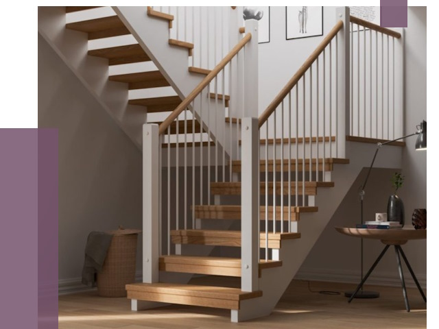 Маршевые лестницы в Пушкине от 38639 руб. — монтаж | ПРОЛЁТ-Пшк