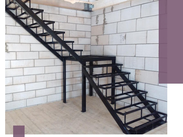 Лестницы на металлокаркасе под ключ в Пушкине — изготовление и монтаж