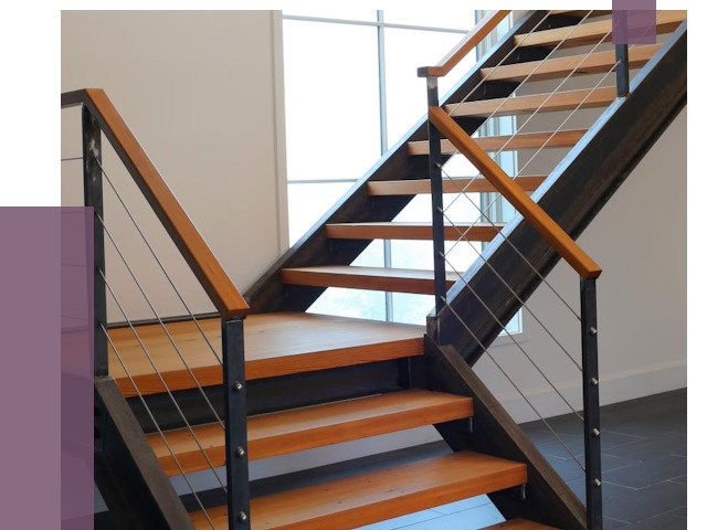 Изготовление лестниц на металлокаркасе в Пушкине от 19190 руб. | ПРОЛЁТ-Пшк