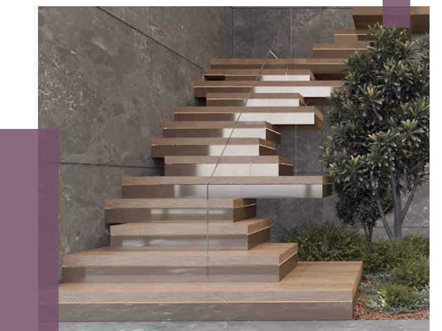 Современные лестницы в Пушкине от 14004 руб. | ПРОЛЁТ-Пшк