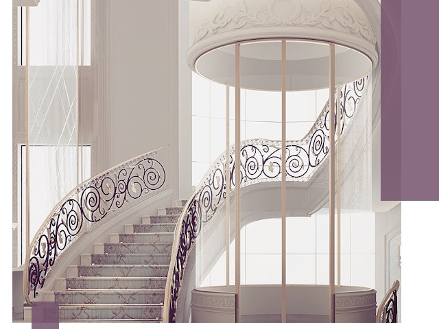 Элитные лестницы на заказ высокого класса в Пушкине