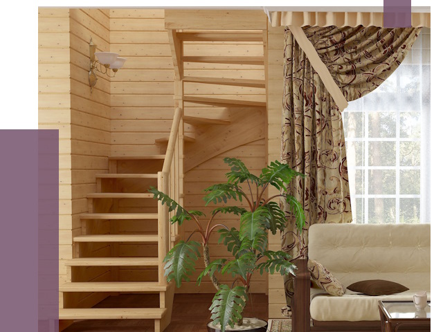 Лестницы для дачи в Пушкине от 77020 руб.  | ПРОЛЁТ-Пшк