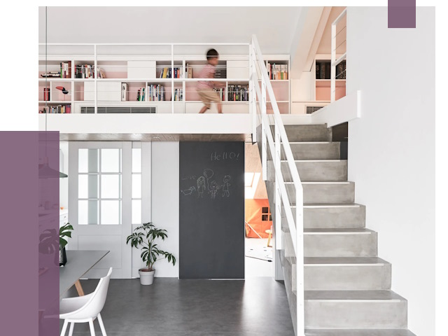 Лестницы для двухуровневой квартиры в Пушкине от 178934 руб. | ПРОЛЁТ-Пшк