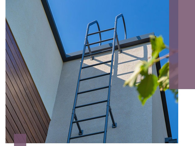 Лестницы на крышу в Пушкине — изготовление, монтаж, демонтаж