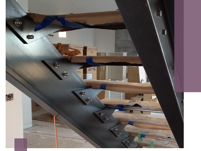 Усиление лестничных конструкций и усиление опор в Пушкине