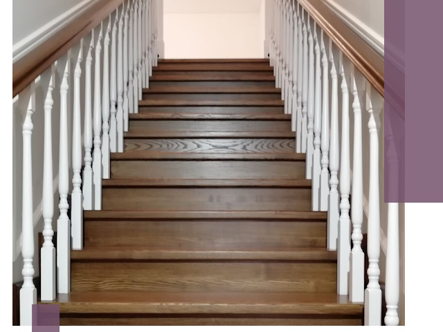 Лестницы из ясеня на заказ в Пушкине — изготовление и монтаж