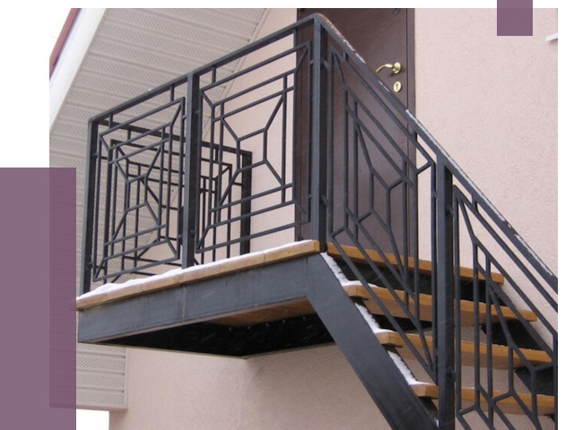 Металлические перила в Пушкине от 4357 руб.  | ПРОЛЁТ-Пшк