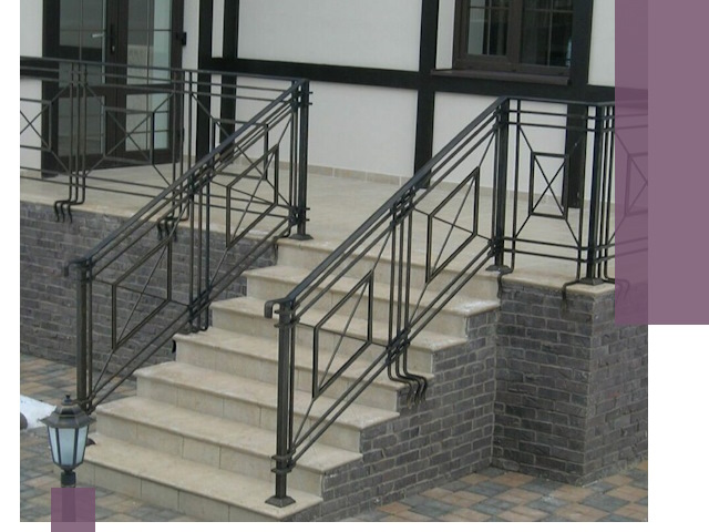 Перила для крыльца в Пушкине — монтаж, изготовление и установка