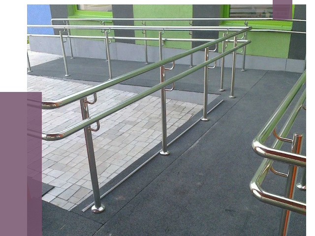 Ограждения пандусов в Пушкине от 4409 руб. монтаж | ПРОЛЁТ-Пшк