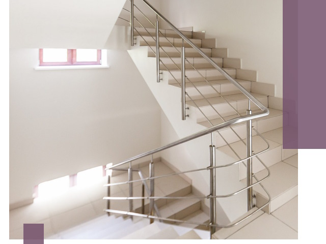 Установка и замена перил в подъезде в Пушкине