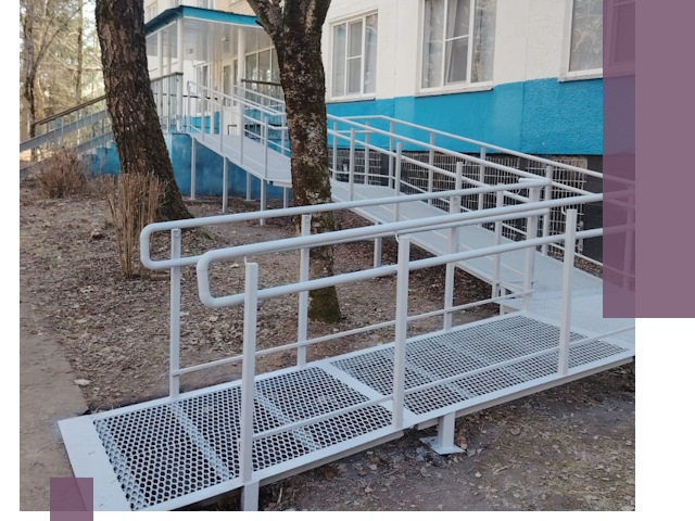 Пандусы под ключ в Пушкине: изготовление, монтаж и демонтаж