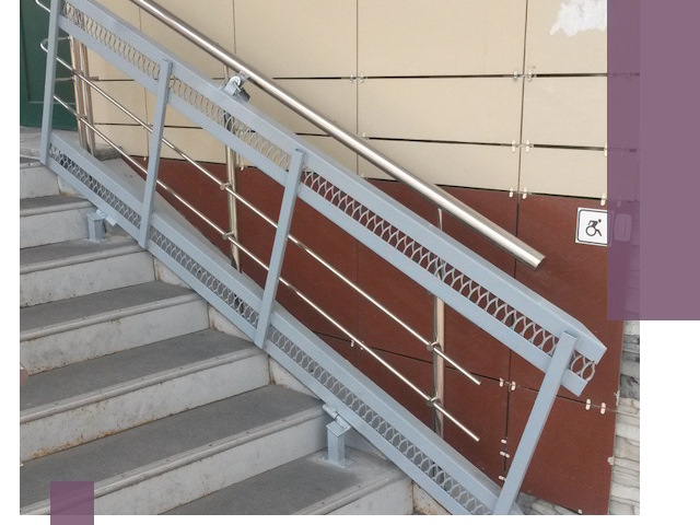 Изготовление откидных пандусов под ключ в Пушкине