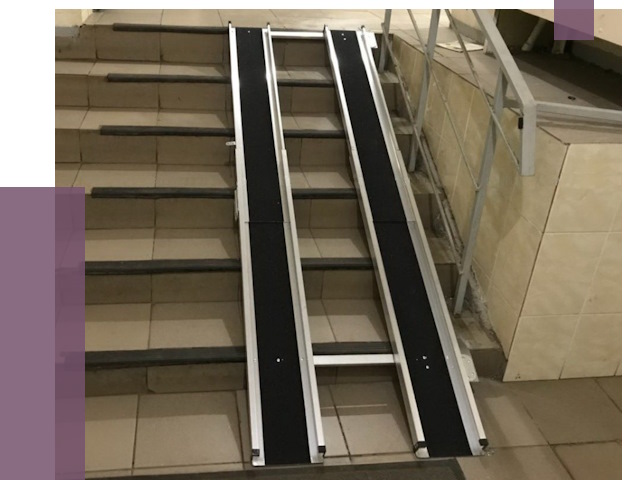 Установка пандуса в подъезд в Пушкине от 8091 руб. под ключ | ПРОЛЁТ-Пшк