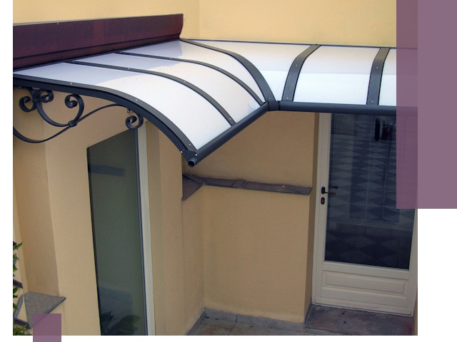 Монтаж козырьков любой сложности в Пушкине под ключ