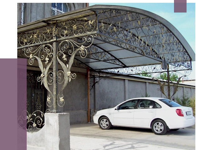 Кованые навесы в Пушкине от 14782 руб. | ПРОЛЁТ-Пшк
