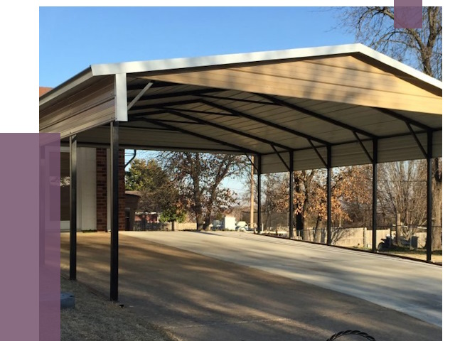 Двускатные навесы в Пушкине от 8143 руб.  | ПРОЛЁТ-Пшк