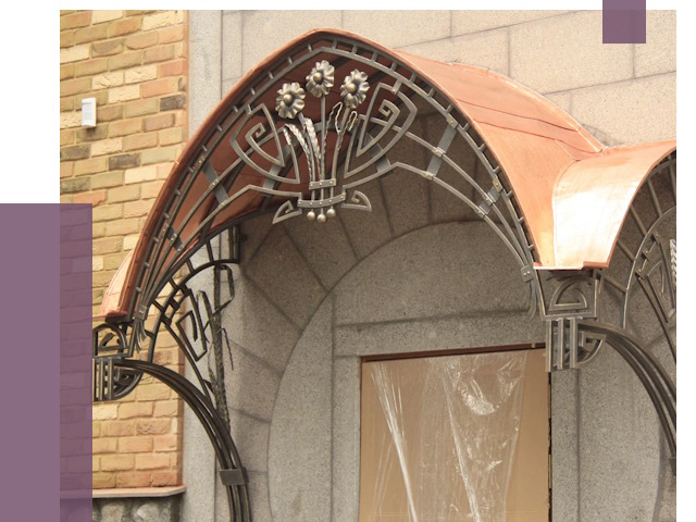 Арочные козырьки в Пушкине от 14782 руб. 