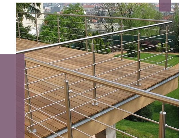 Алюминиевые парапеты в Пушкине под ключ от 7883 руб. 