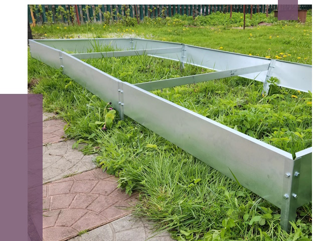 Металлические бордюры для грядок в Пушкине от 1815 руб. 