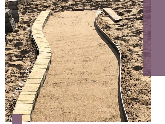 Металлические бордюры для тротуаров в Пушкине — прочные и долговечные