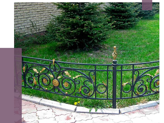 Кованые газонные ограждения в Пушкине от 7728 руб. — ПРОЛЁТ-Пшк
