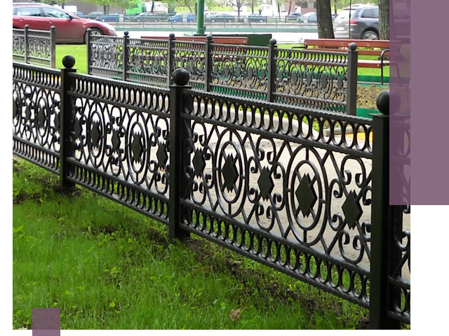 Секционные газонные ограждения под ключ в Пушкине