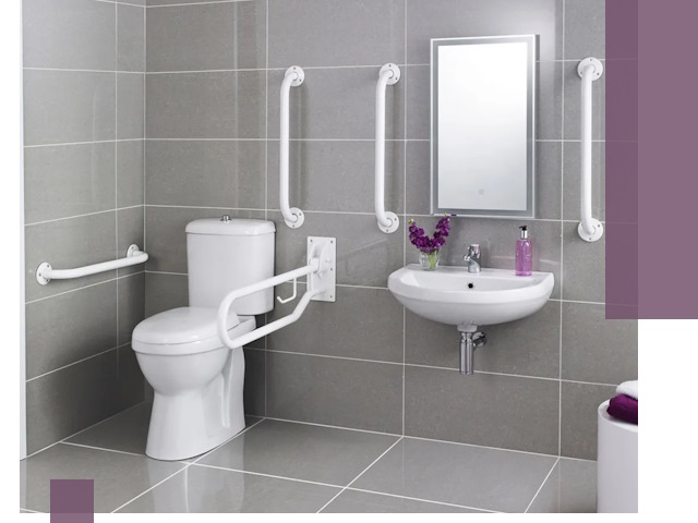 Поручни для санузлов в Пушкине: установка, ремонт и монтаж