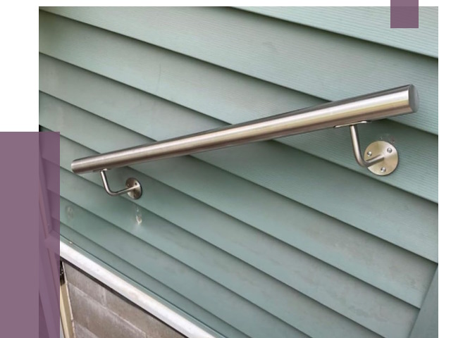 Поручни из нержавеющей стали в Пушкине от 7780 руб.  | ПРОЛЁТ-Пшк